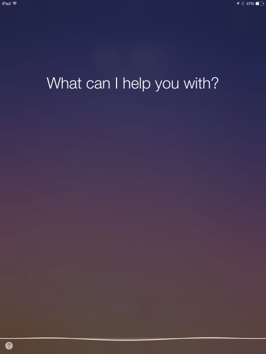 Siri what can I help you with