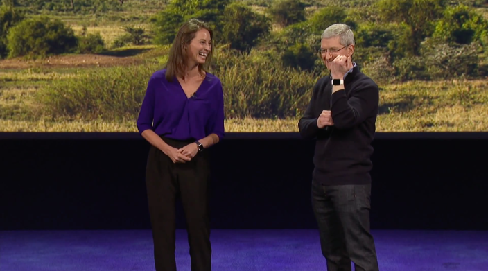 Christy Turlington Burns & Tim Cook