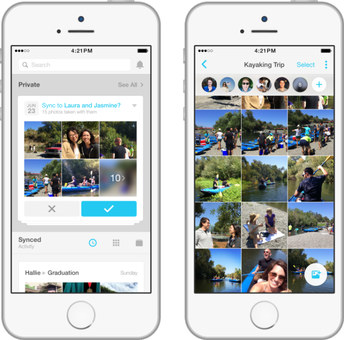Facebook Moments app