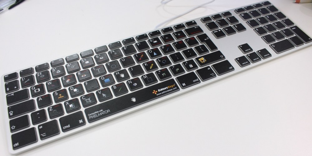 pixelmator keyboard main