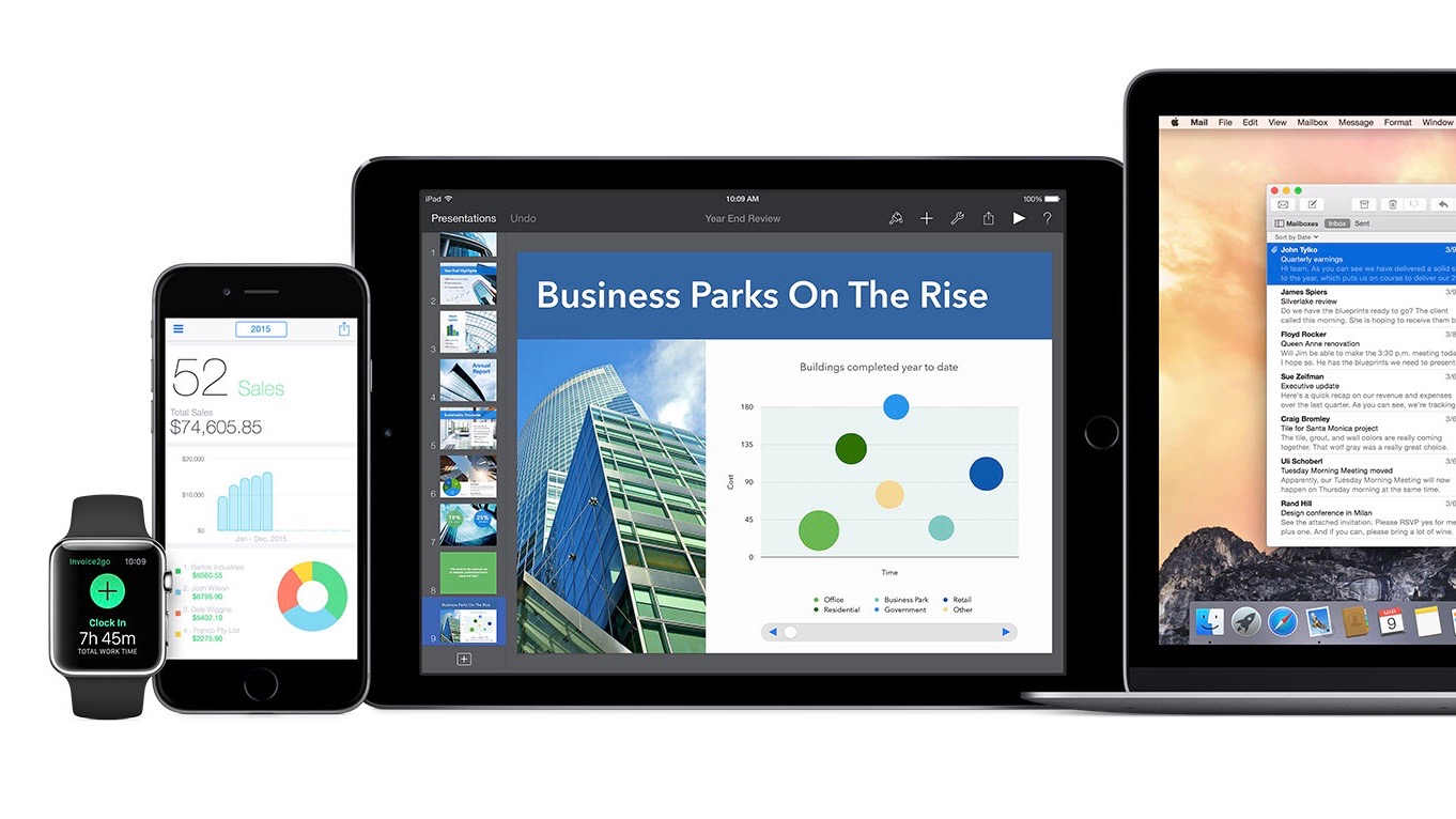 Apple enterprise 16-9 business