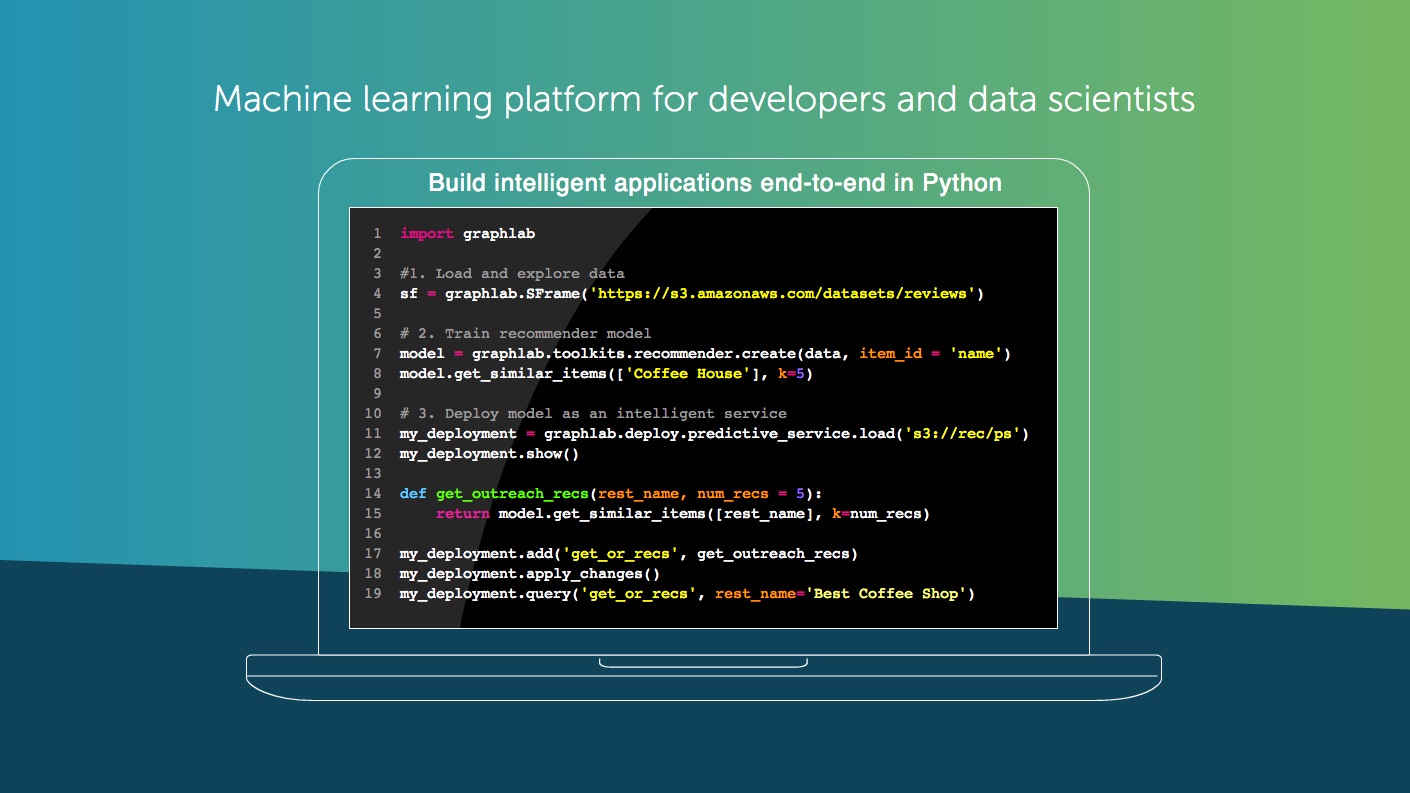 Turi Machine Learning and Artificial Intelligence