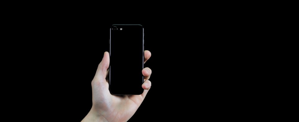 Super Thing Peel Jet Black iPhone 7 and 7 Plus case