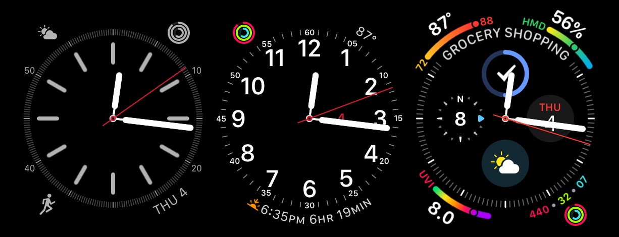 watch faces