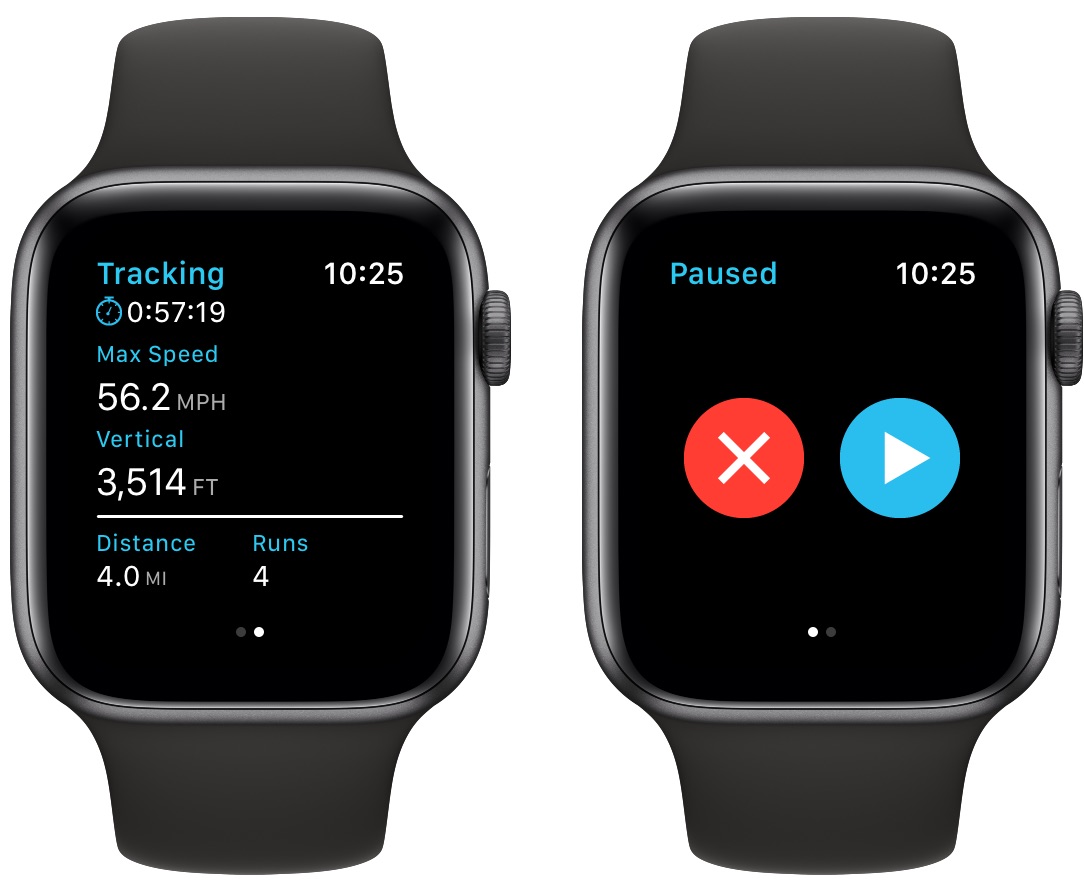ski snowboard tracking Apple Watch