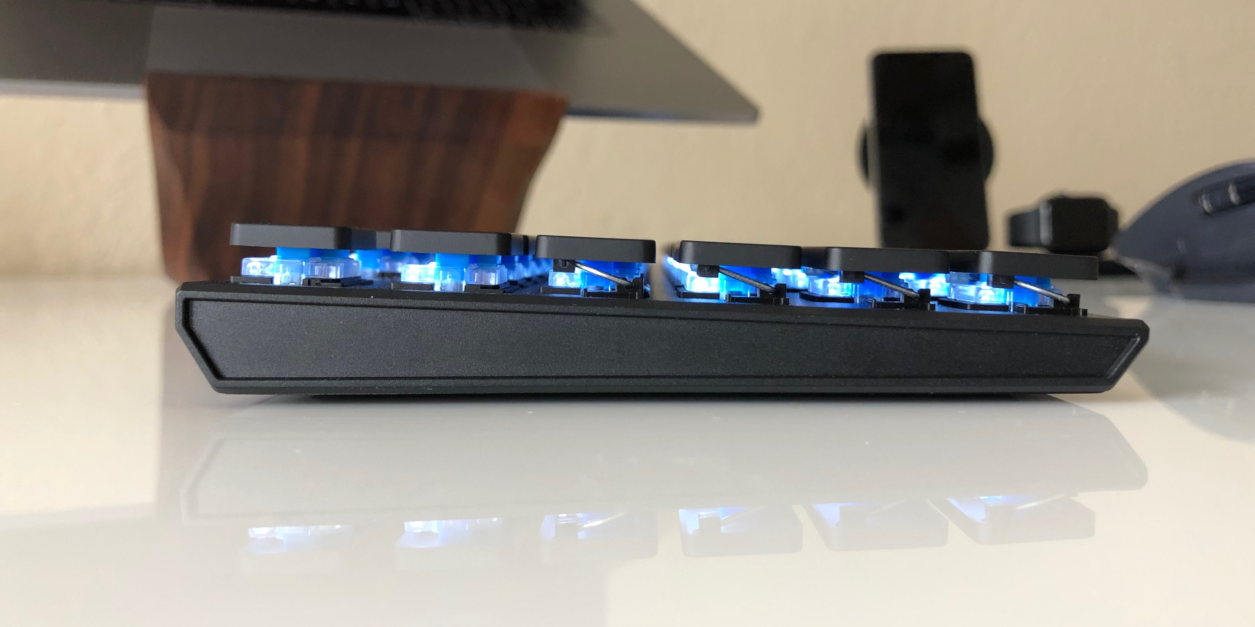 Keychron K1 mechanical Mac keyboard side view