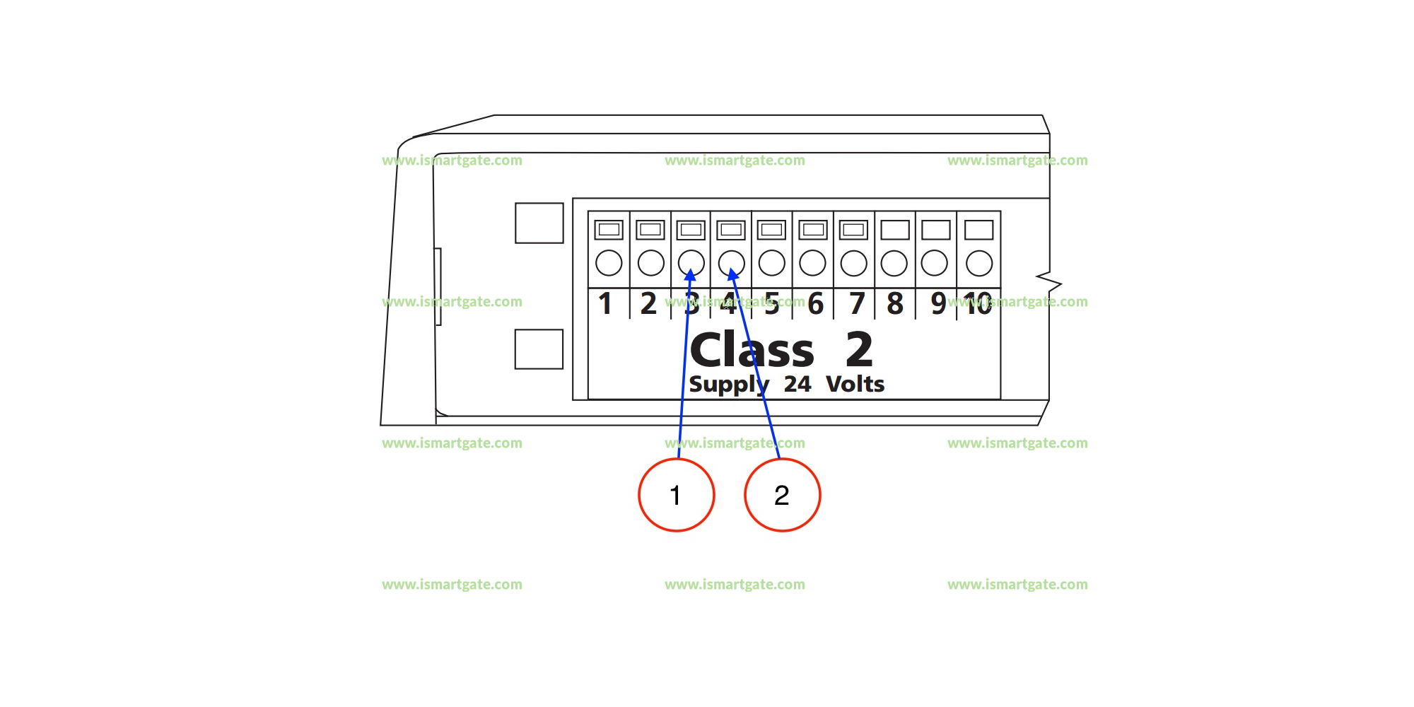 iSmartGate Pro wiring