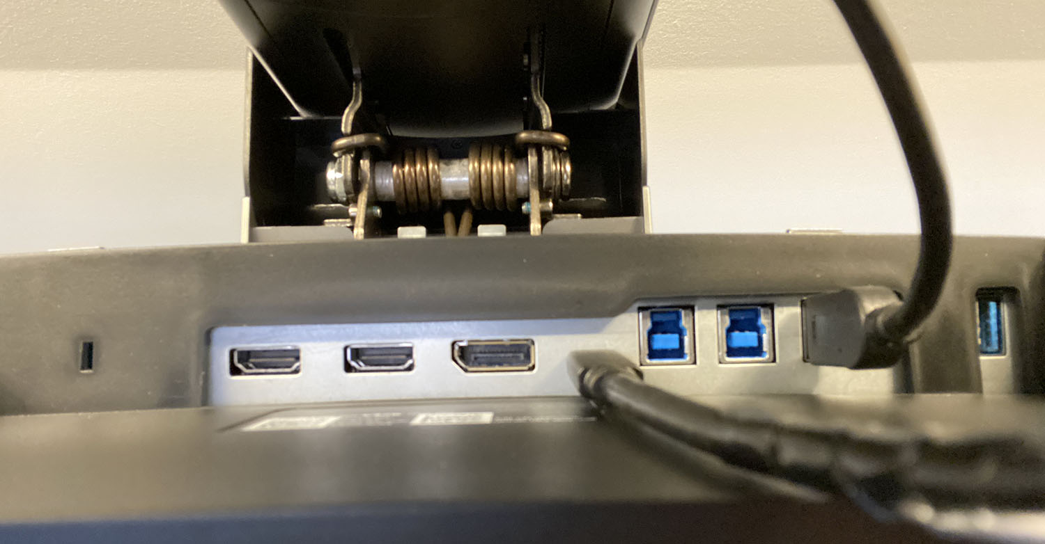 Dell UltraSharp 49 review – ports