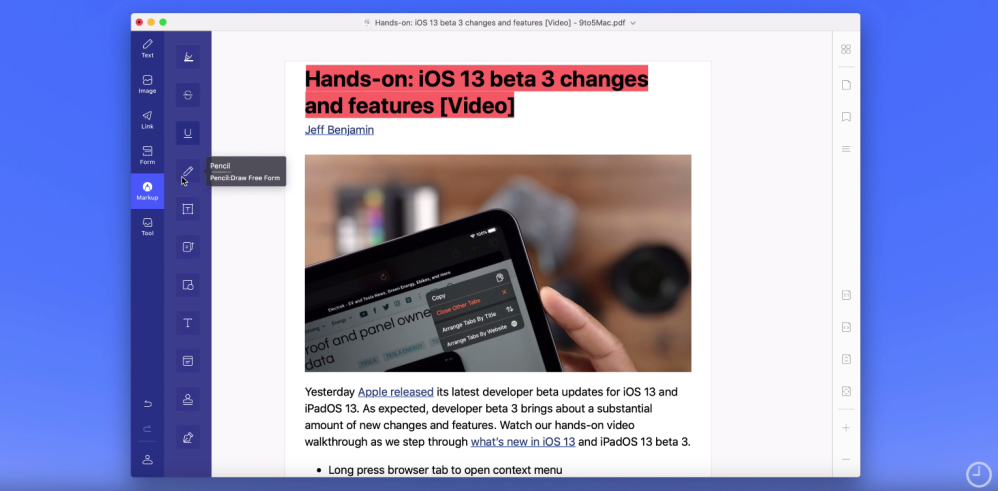 PDF editing PDF editing