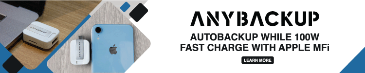 AnyBackup autobackup 100W charger AnyBackup autobackup 100W charger