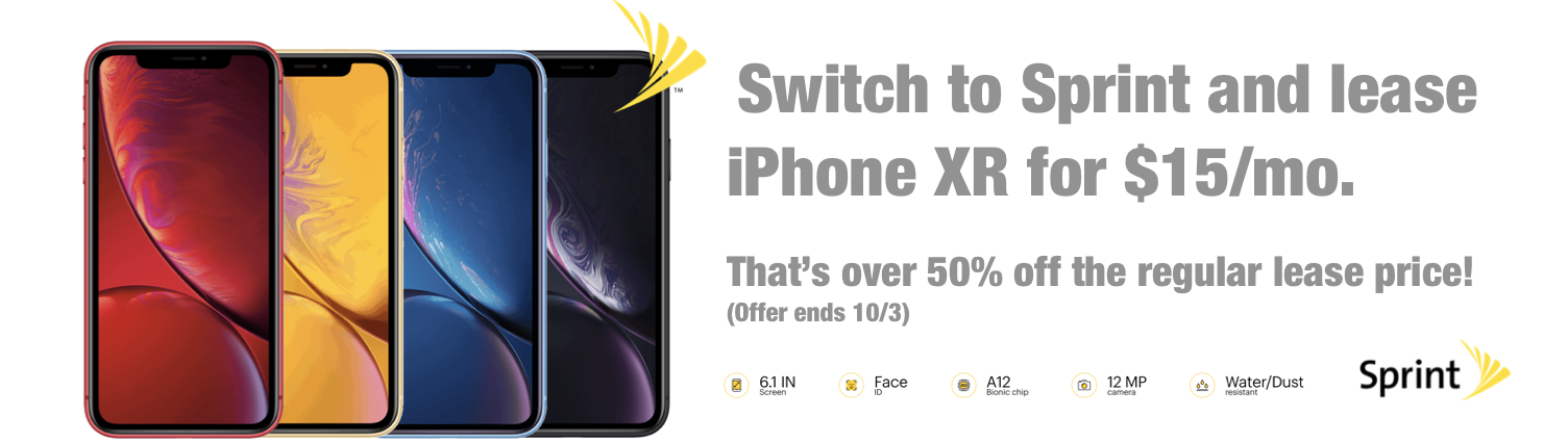 Sprint iPhone XR deal Sprint iPhone XR deal