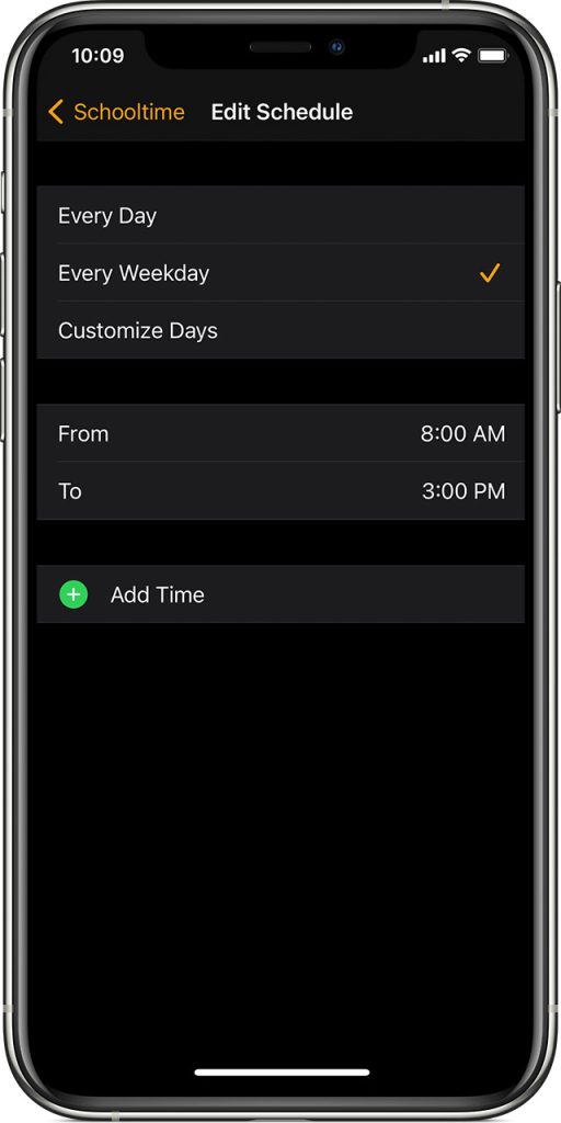 How to set up Apple Watch Schooltime walkthrough 1