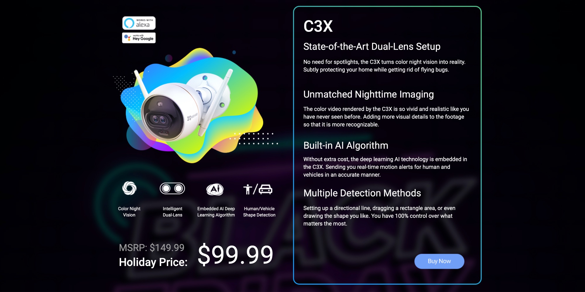 EZVIZ C3X smart home outdoor camera