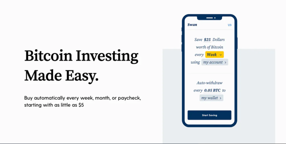 Swan best bitcoin iPhone apps