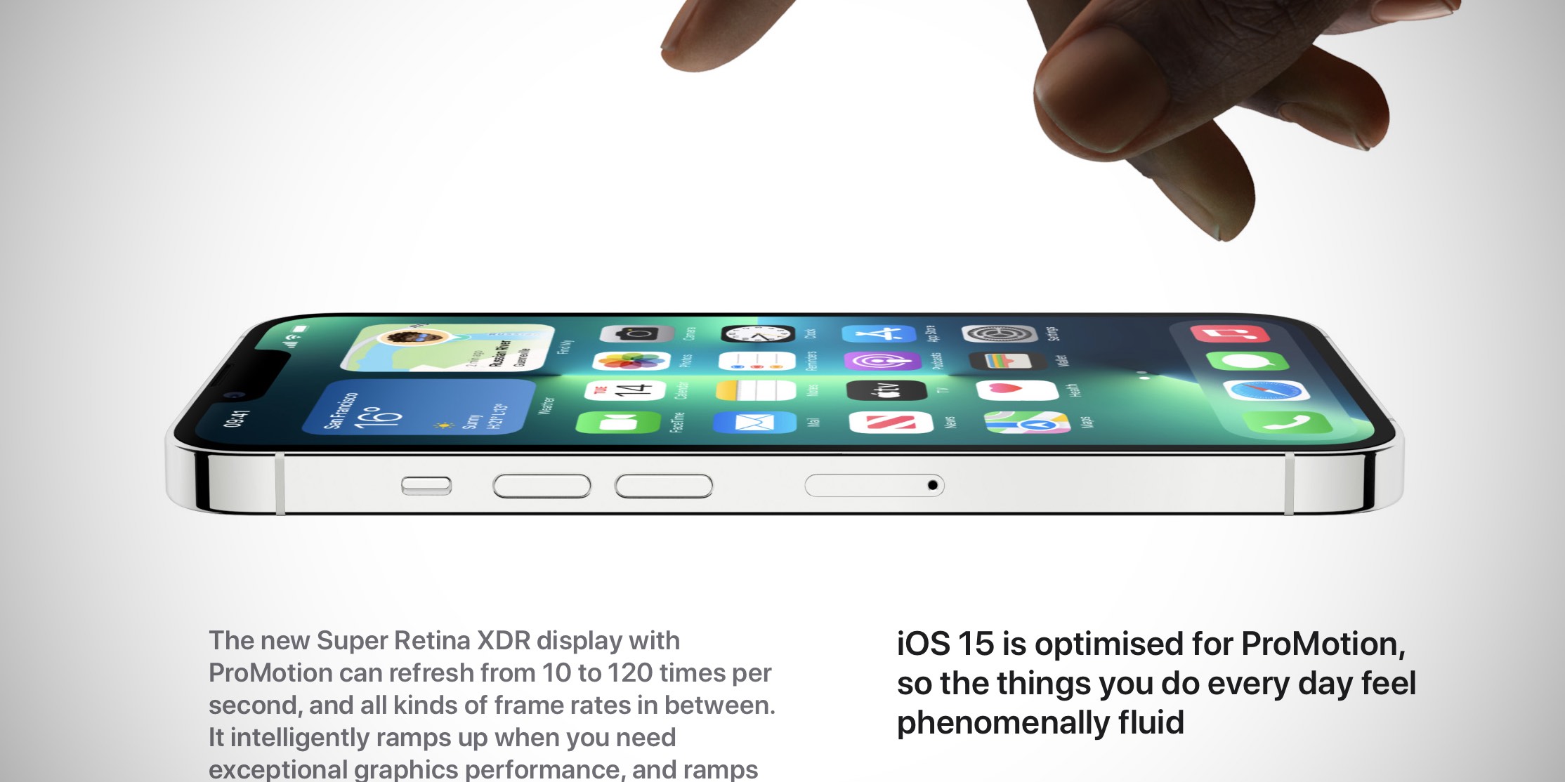 Apple ProMotion iPhone 13