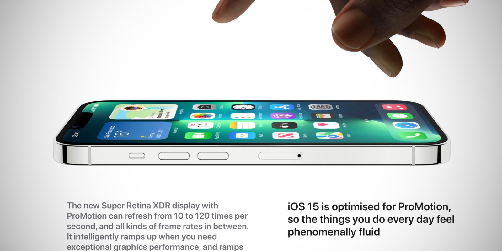 Apple ProMotion iPhone 13