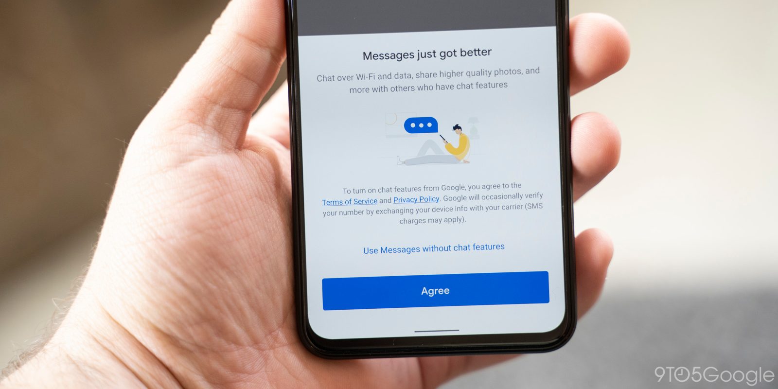 Google Messages RCS Carrier Services