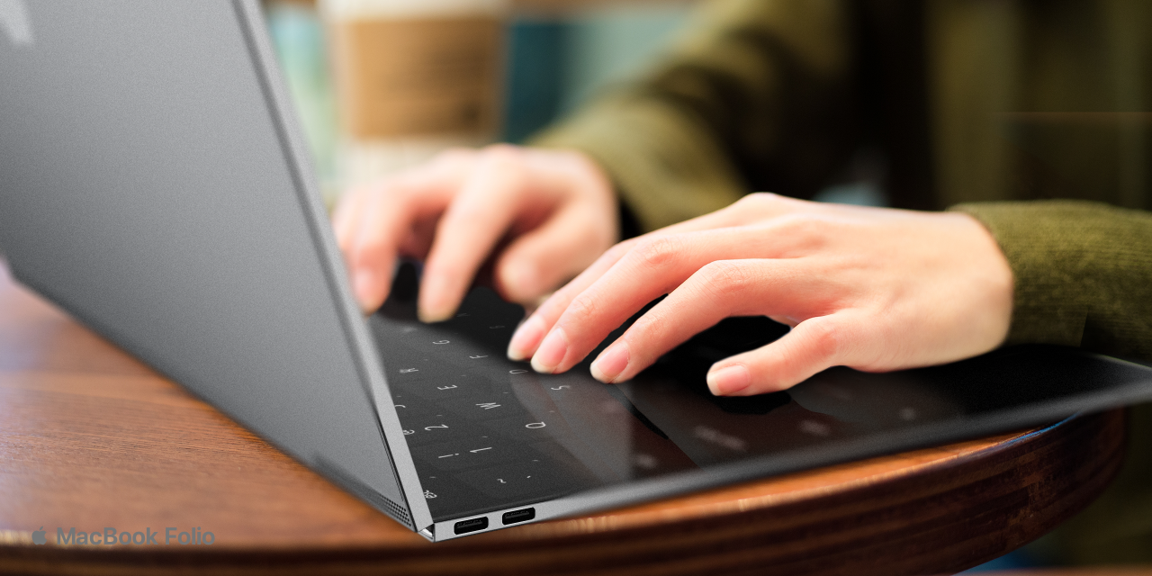 Foldable MacBook concept