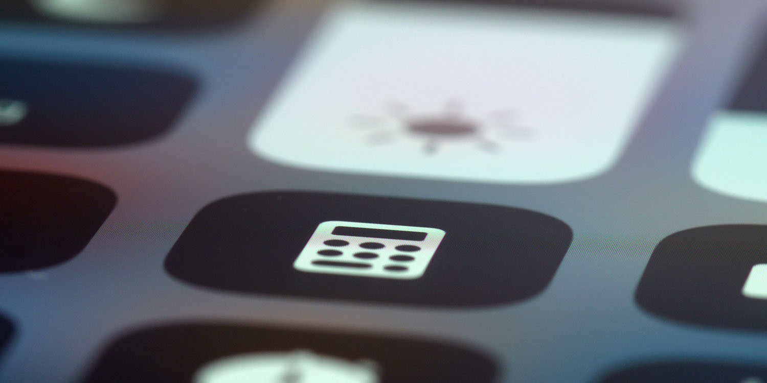 Apple tax increases | Photo shows calculator in iPhone Control Center
