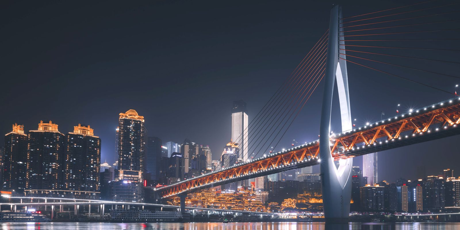 Night shot of Hongya Cave, Chongqing, Chia | Bloomberg echoes concerns about Apple's dependence on China