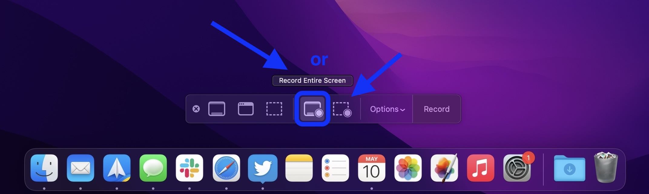 screen record on Mac