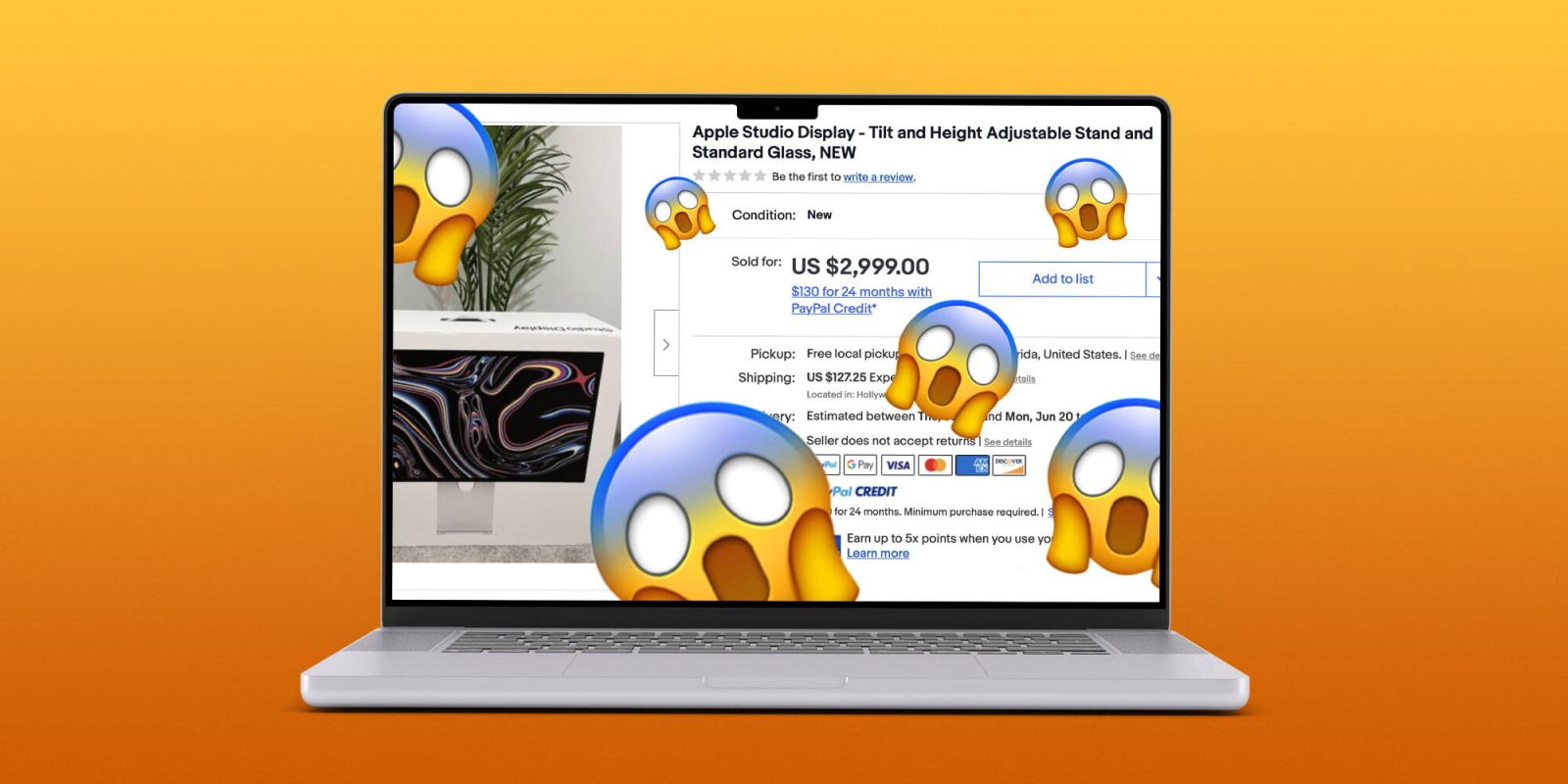 apple studio display backordered