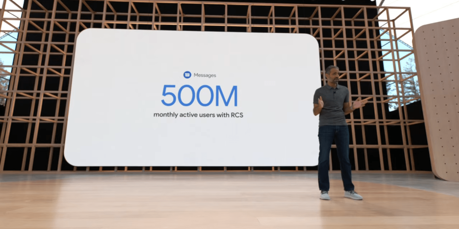 google i/o 2022 messages rcs number