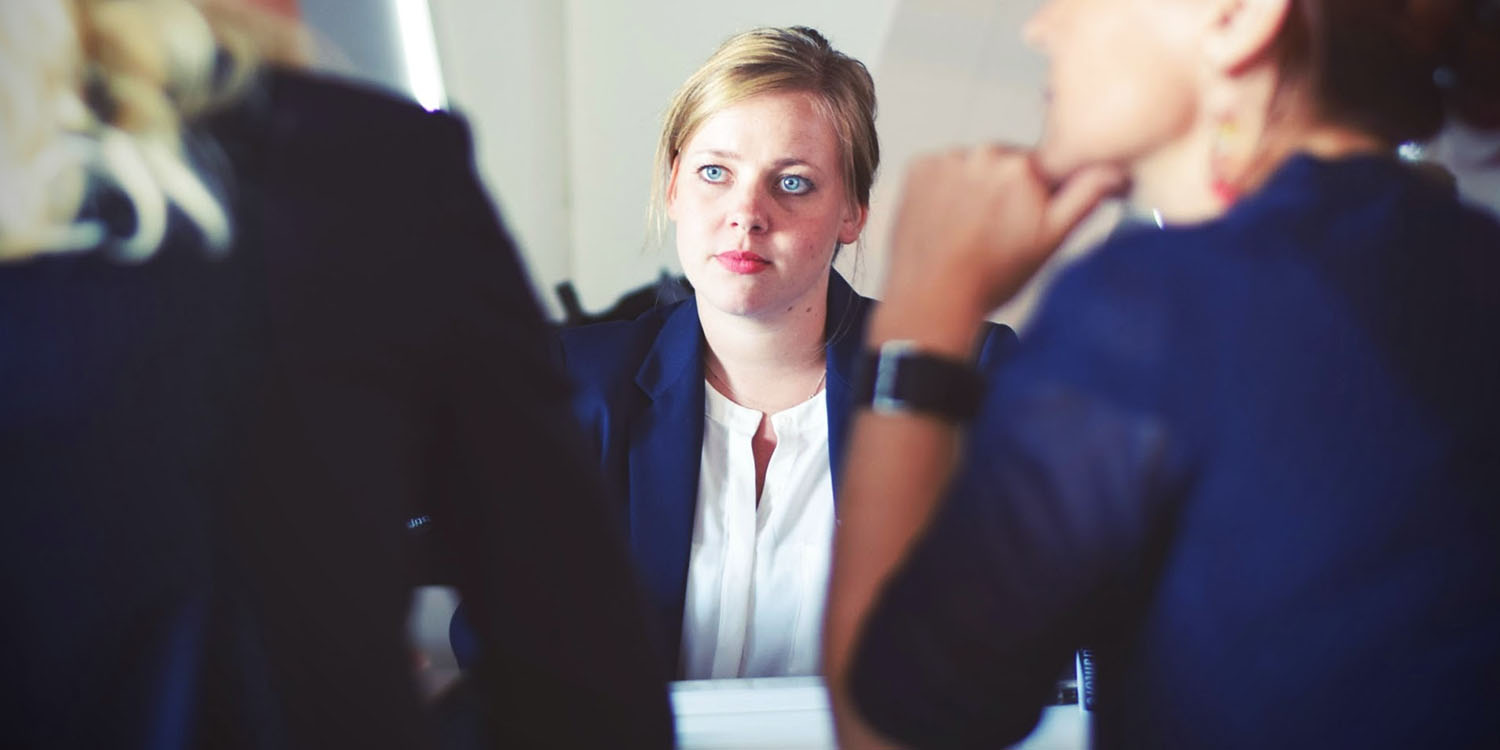 Apple HR | Three women in a meeting