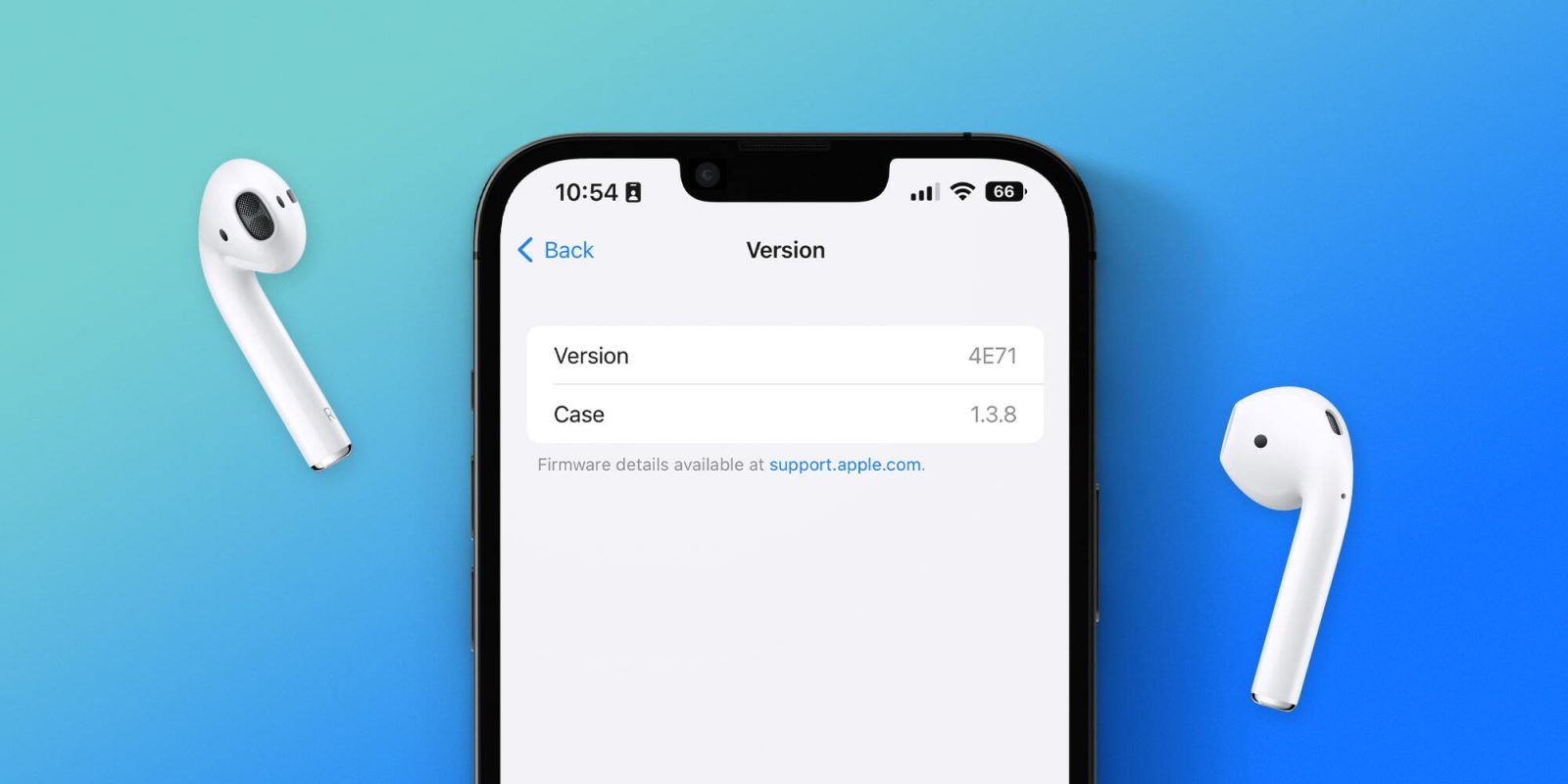 AirPods firmware