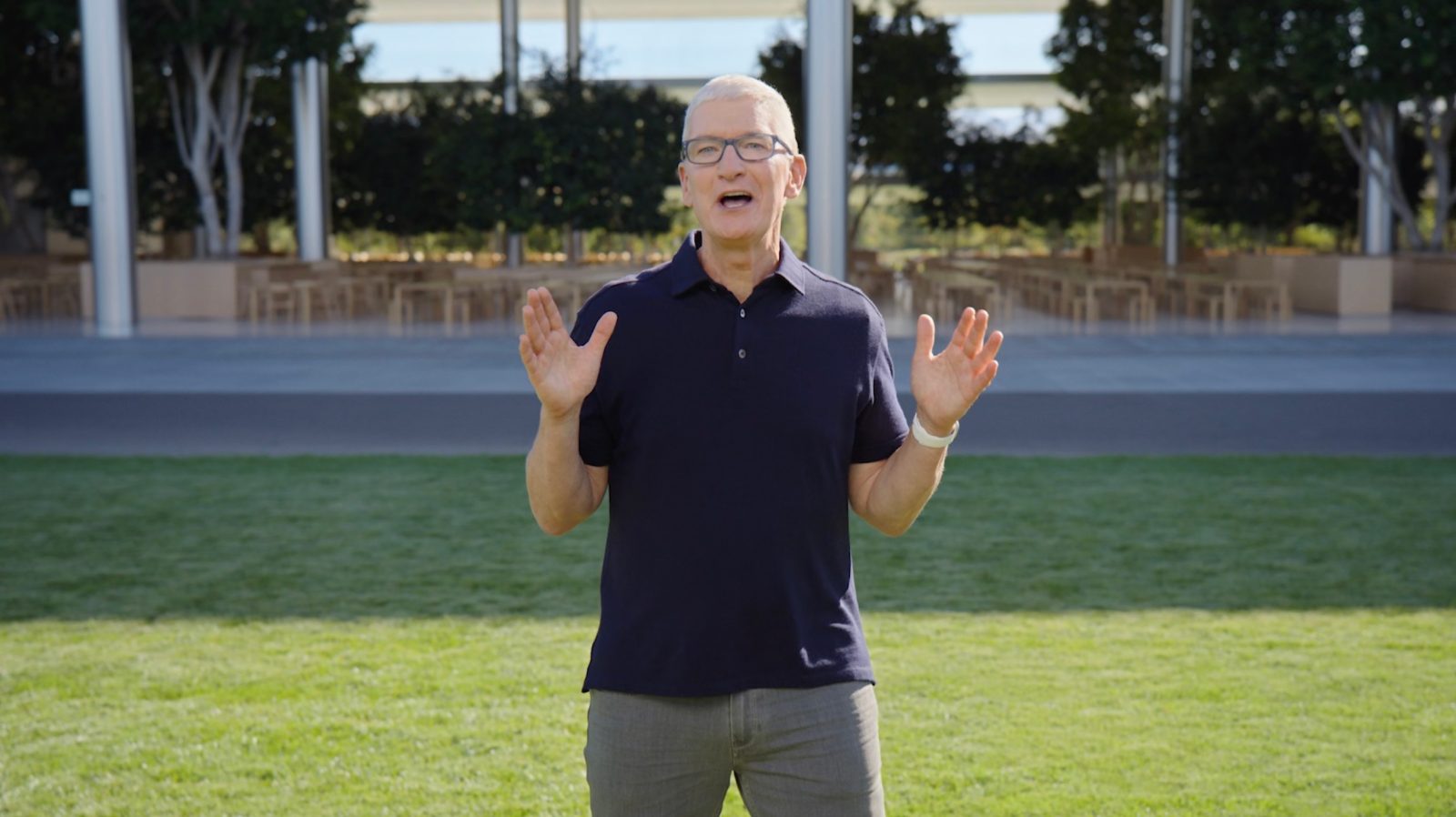 Apple CEO Tim Cook Apple Event