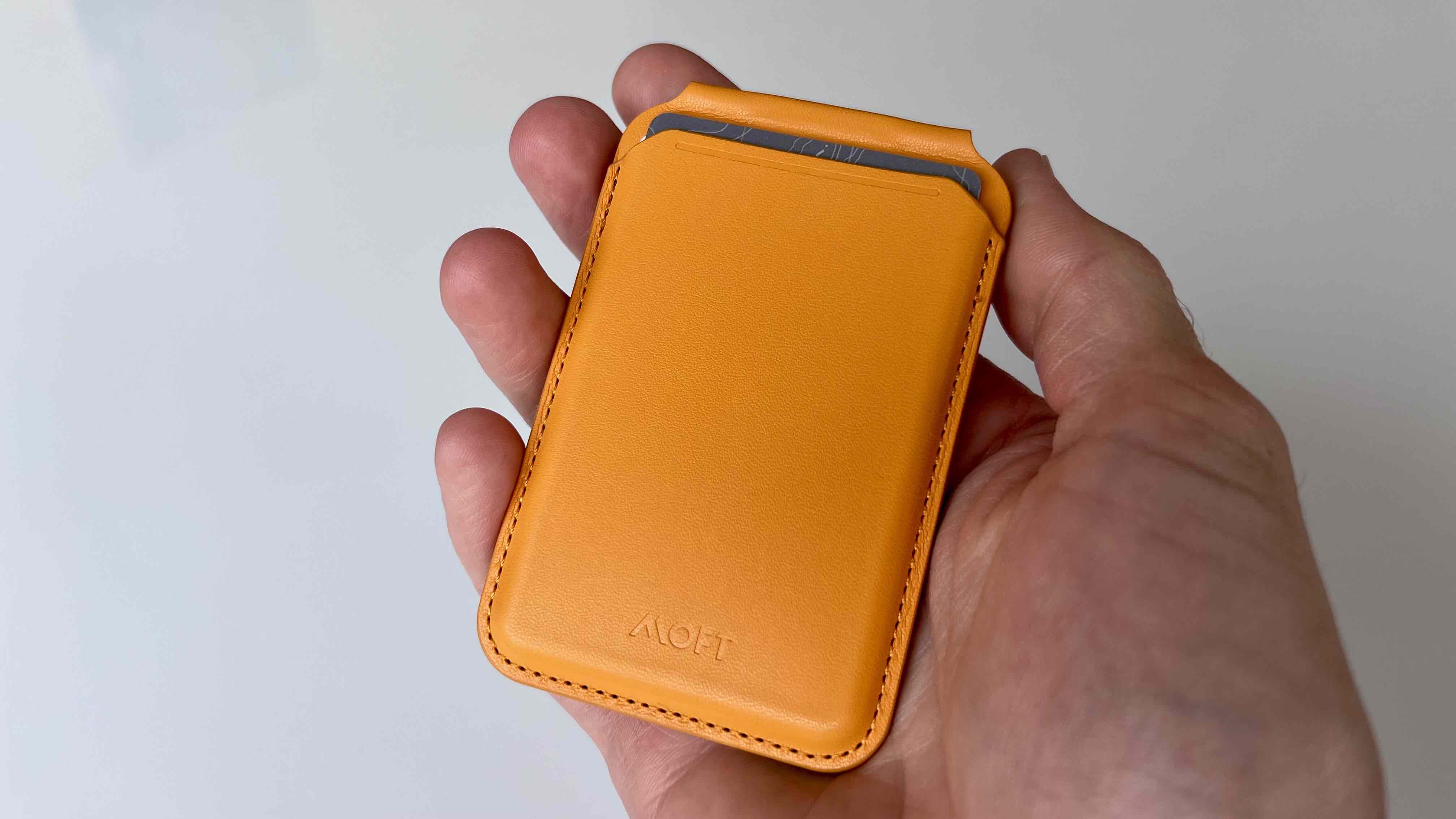 Best iPhone MagSafe wallet - Moft Flash up-close