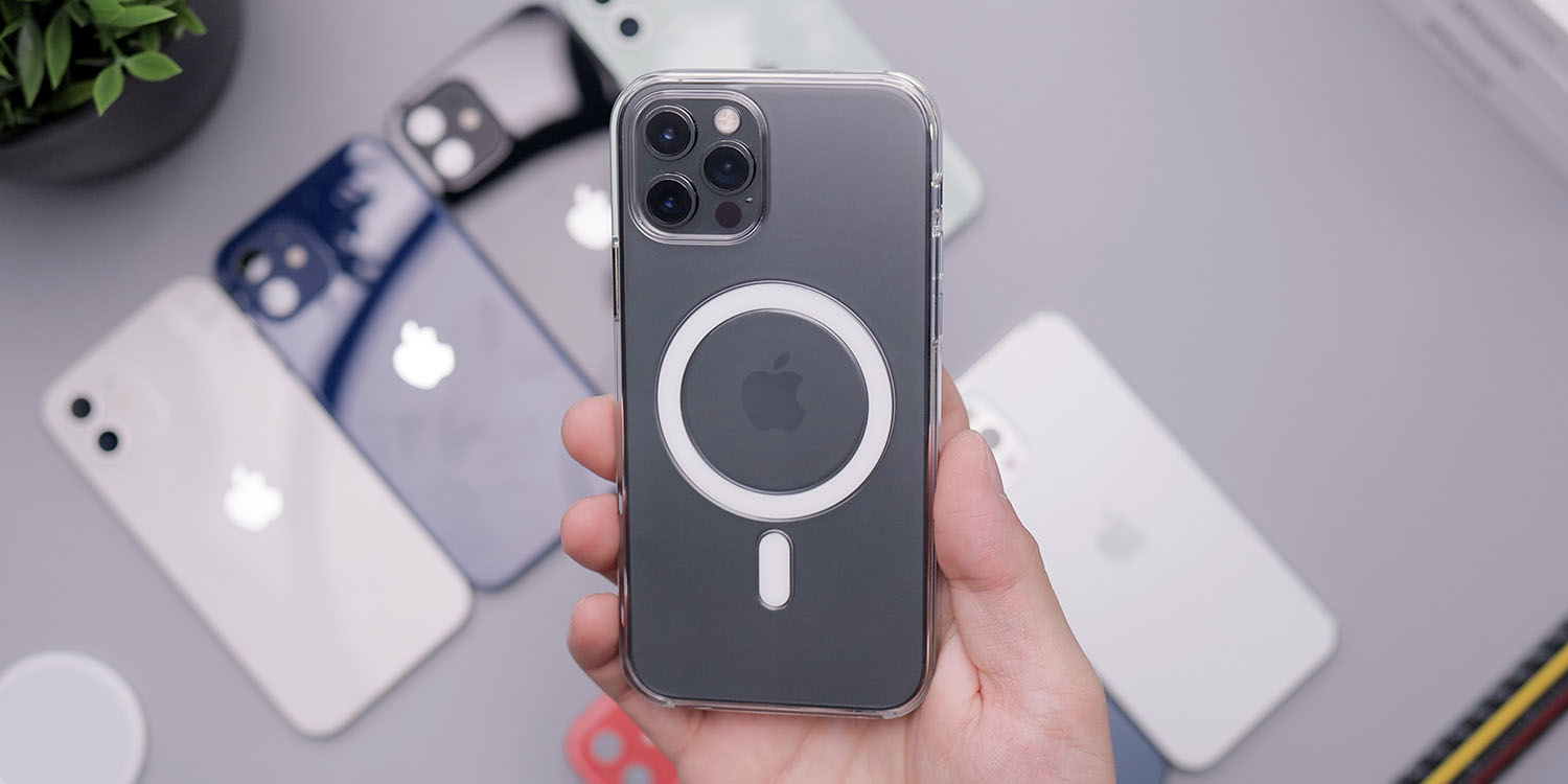 iPhone reverse charging | iPhone shown with MagSafe case