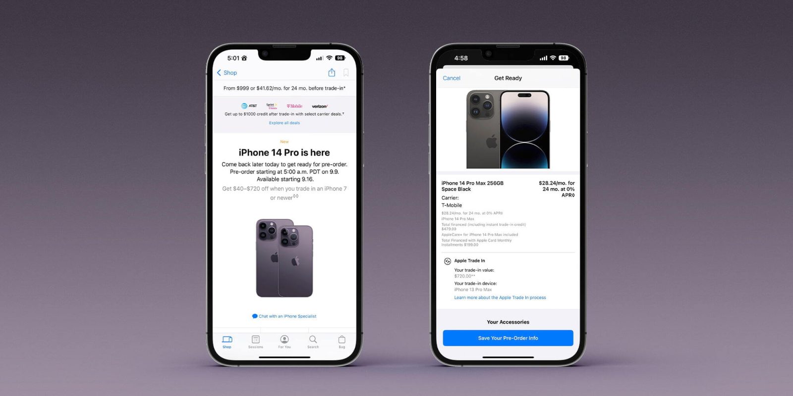 iPhone 14 pre-orders