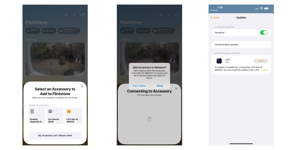 LIFX Mini White in the Home app