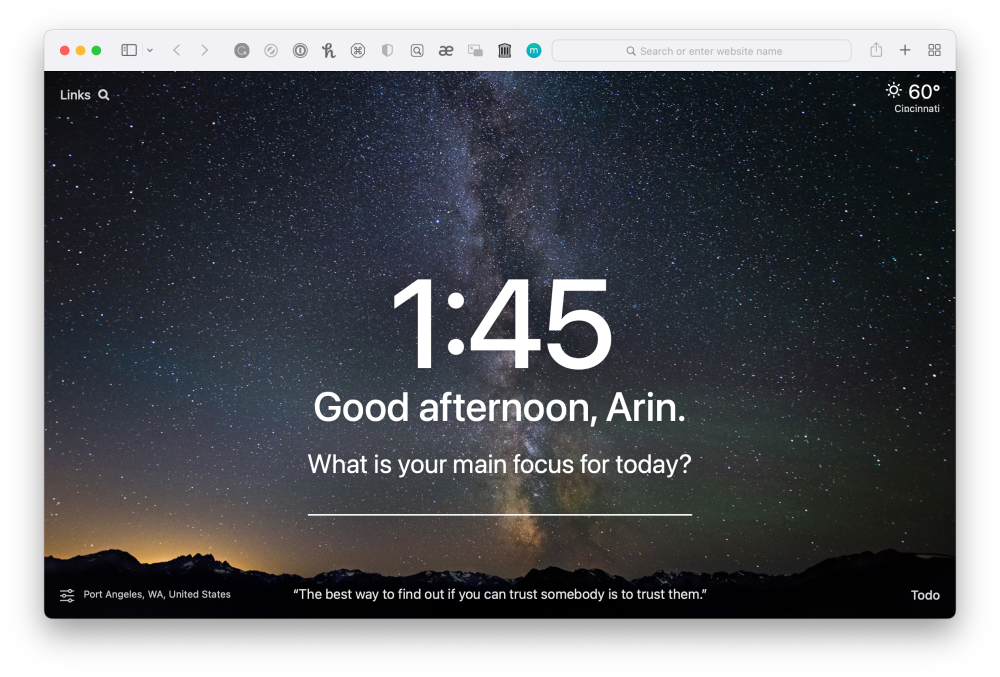 Momentum Mac Extension