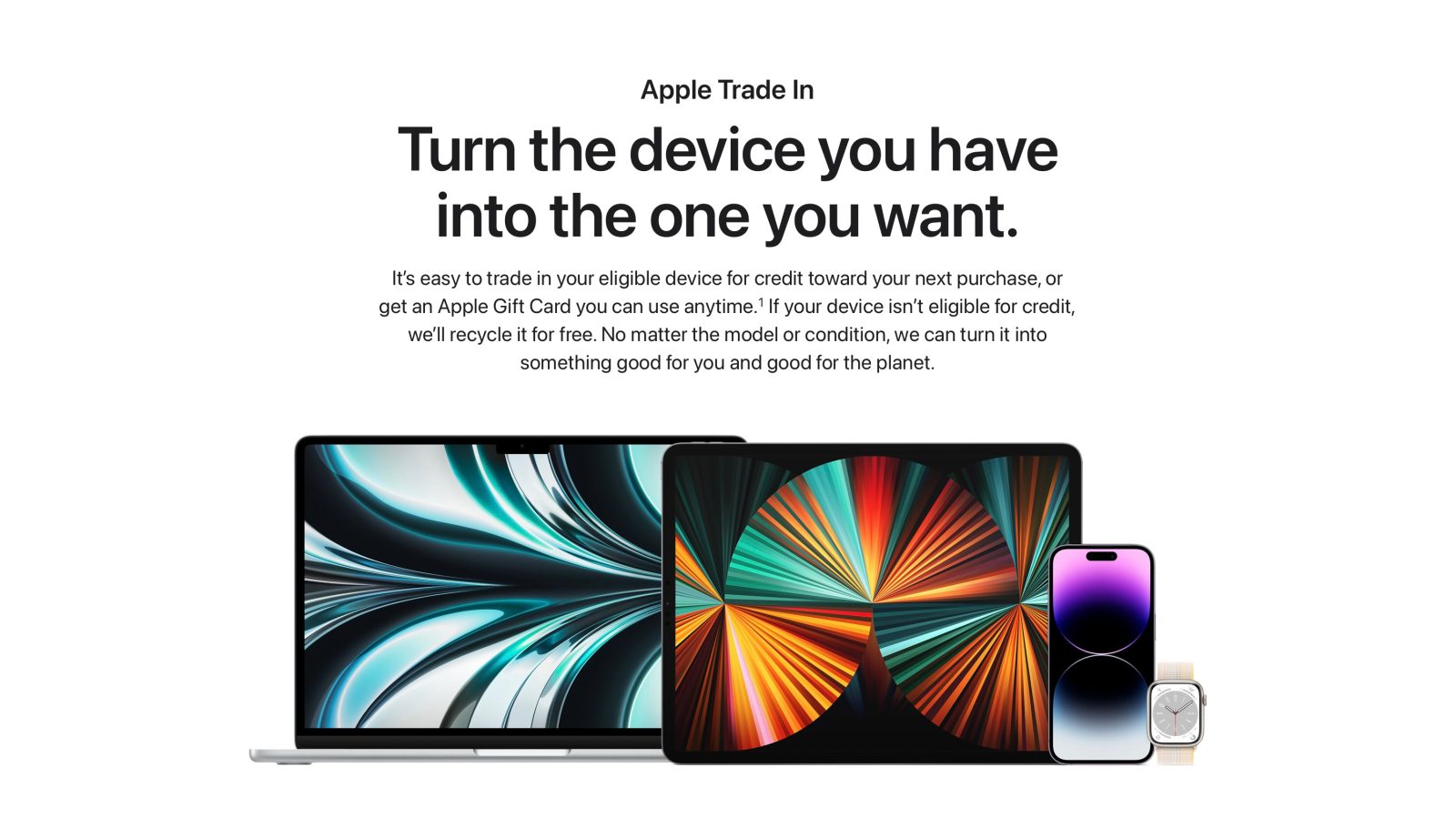 apple trade in program