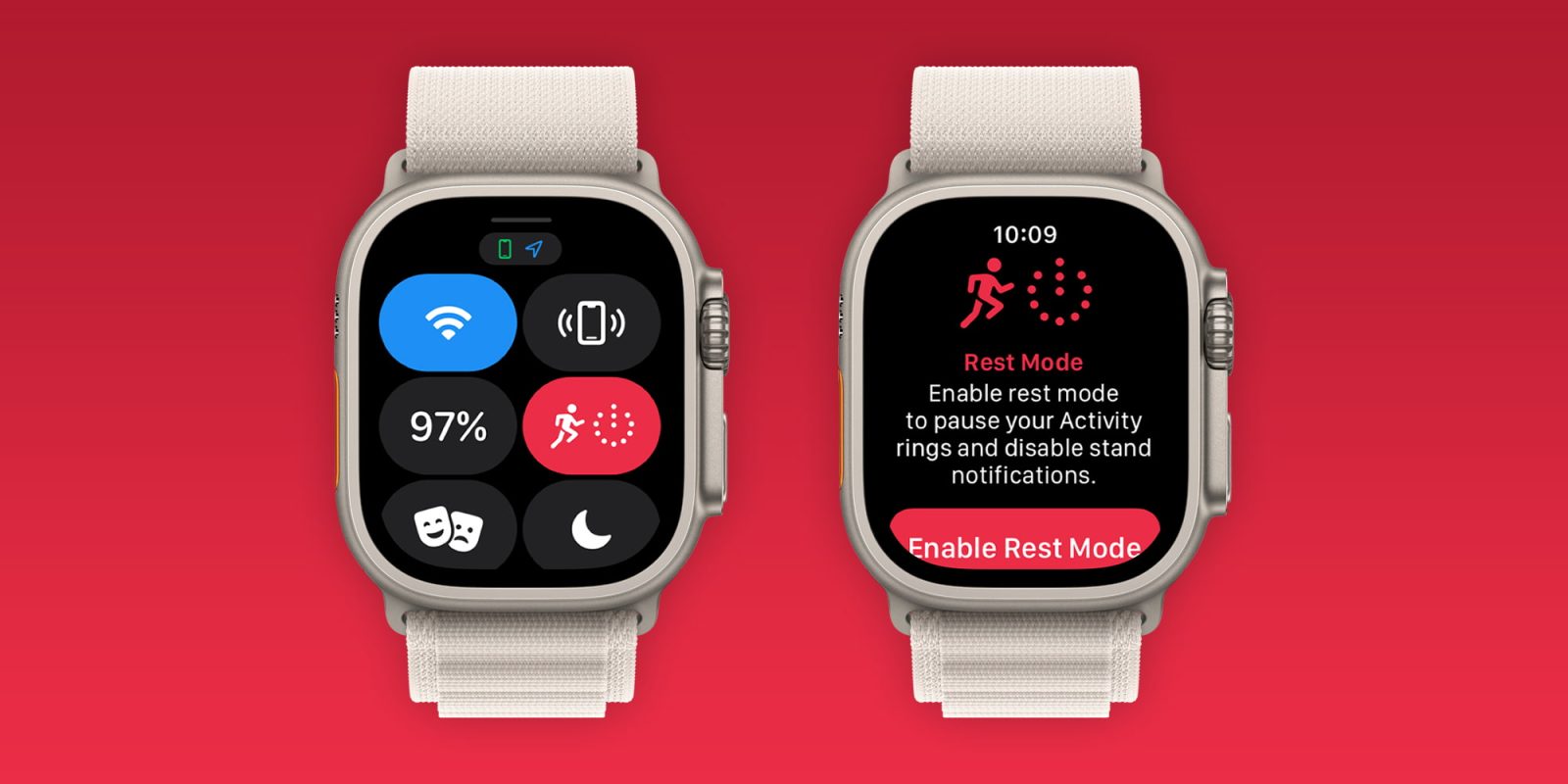 watchOS 10 "Rest Mode" concept