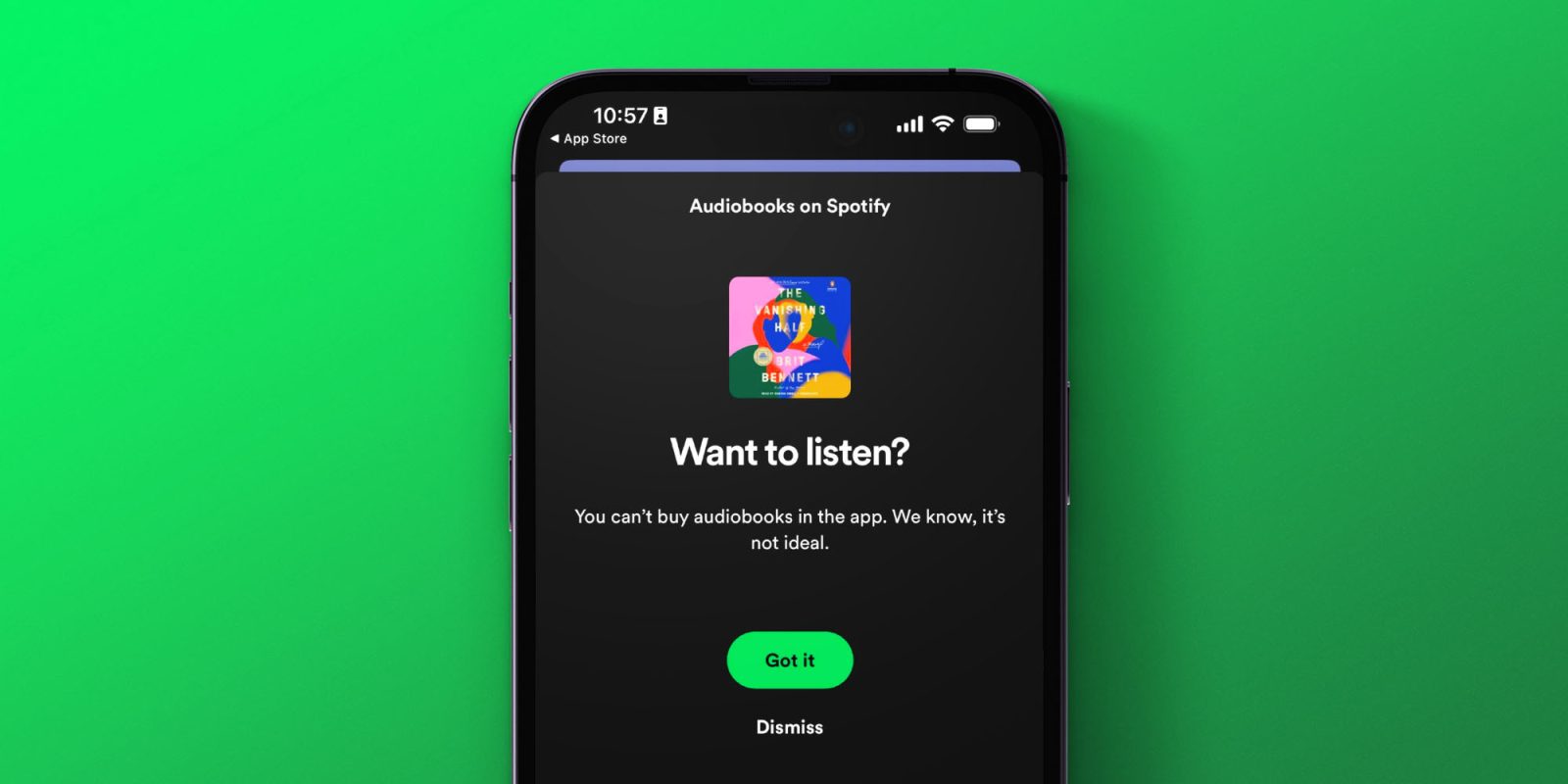 spotify audiobooks