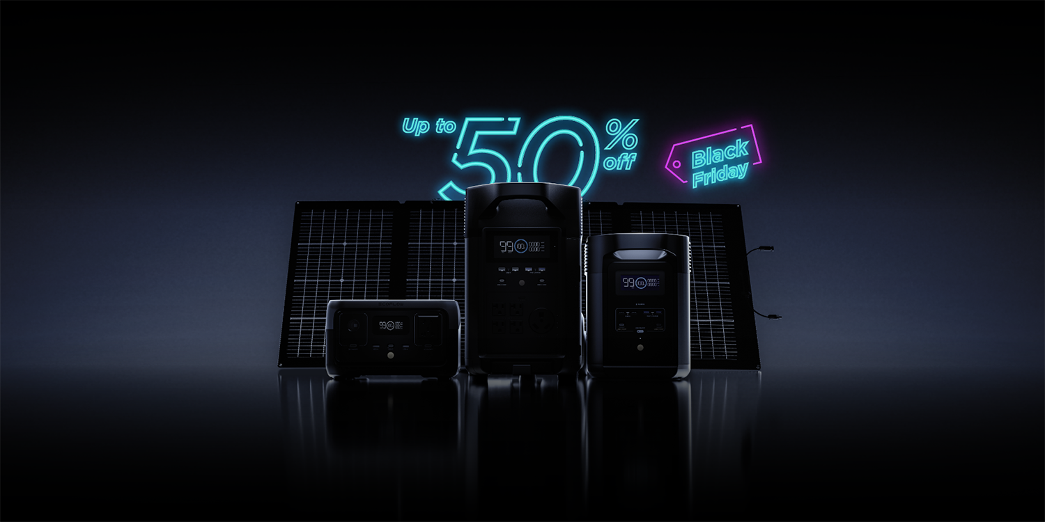 EcoFlow Black Friday sale banner