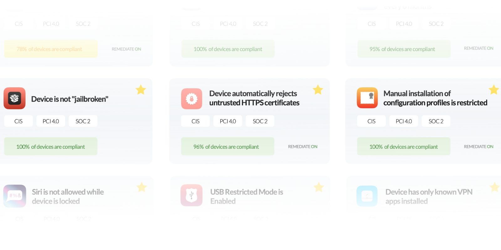 Mosyle endpoint for iPhone