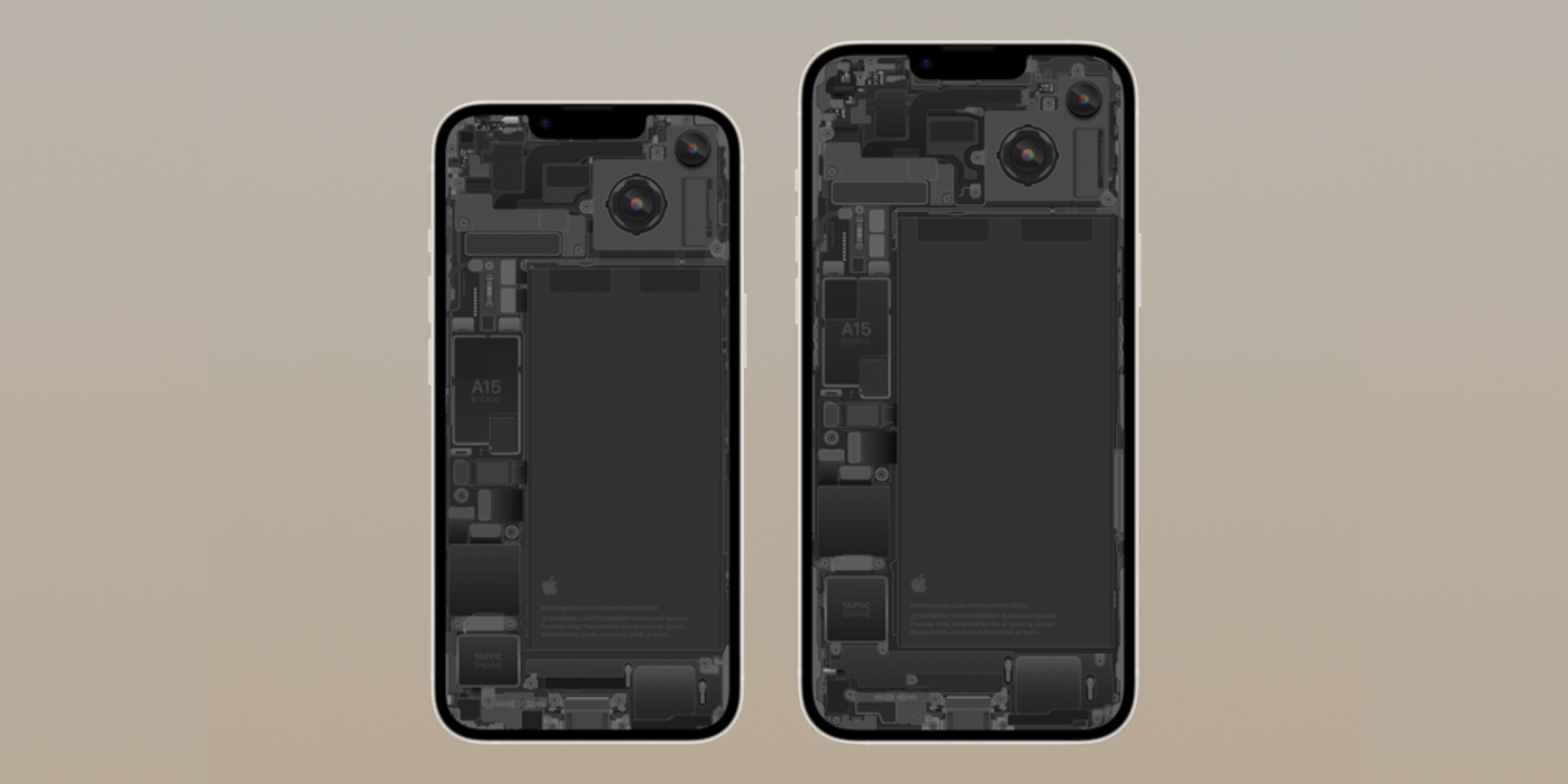 Download iPhone 14 schematic wallpapers