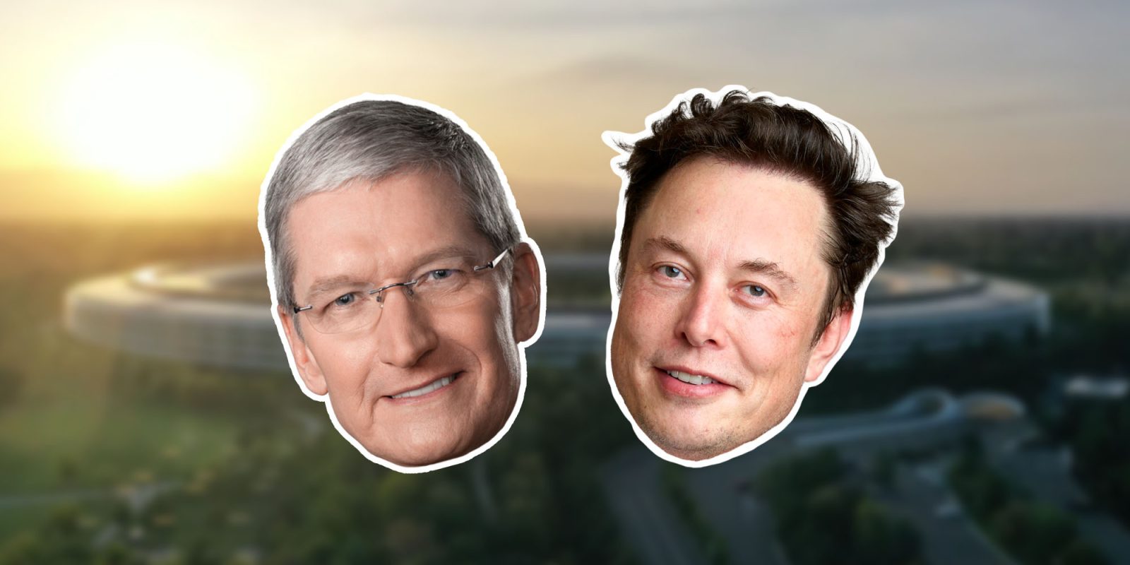 Tim Cook Elon Musk Apple tour