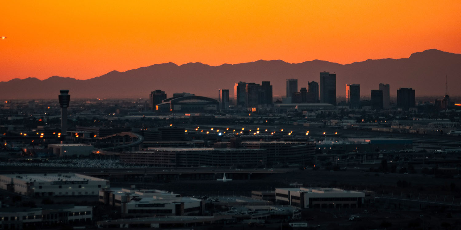 TSMC Arizona chip plants | Sunrise over Phoenix, Arizona