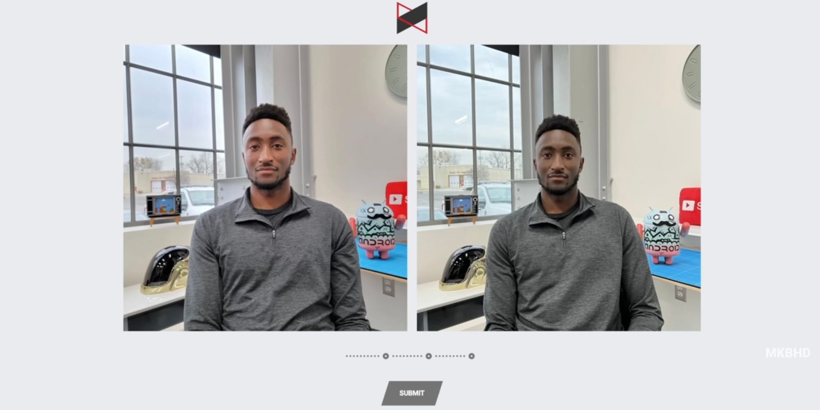 MKBHD blind smartphone camera test