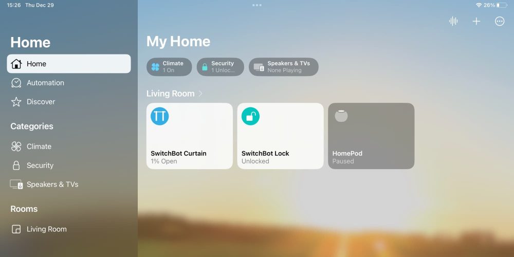 Switchbot HomeKit