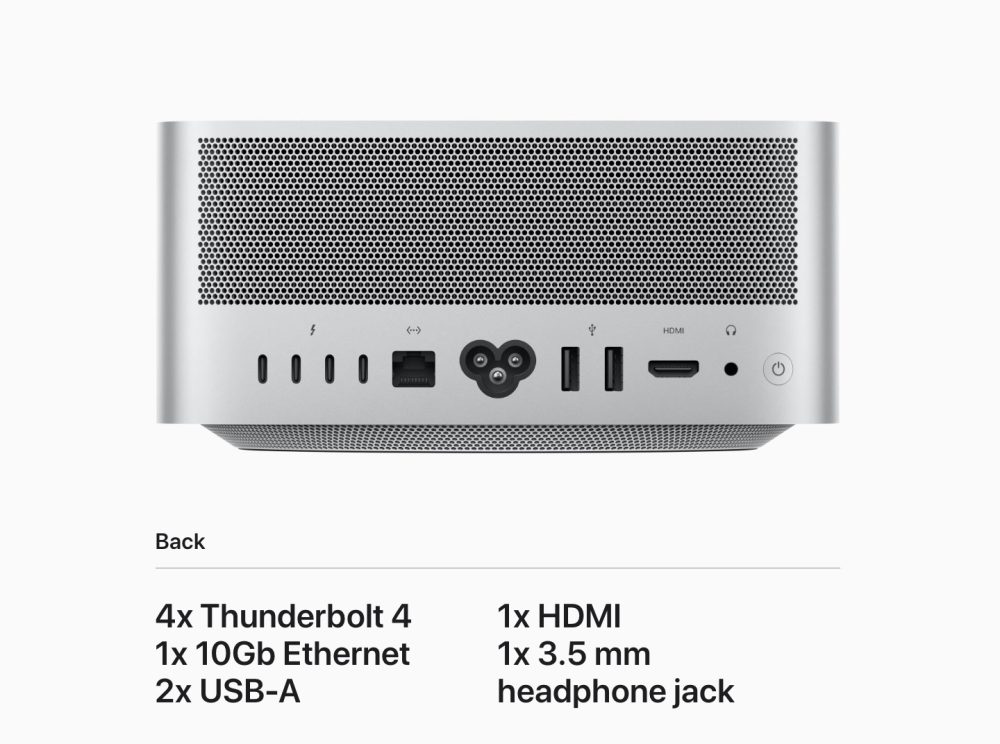 Mac mini vs Mac Studio Studio I/O 2