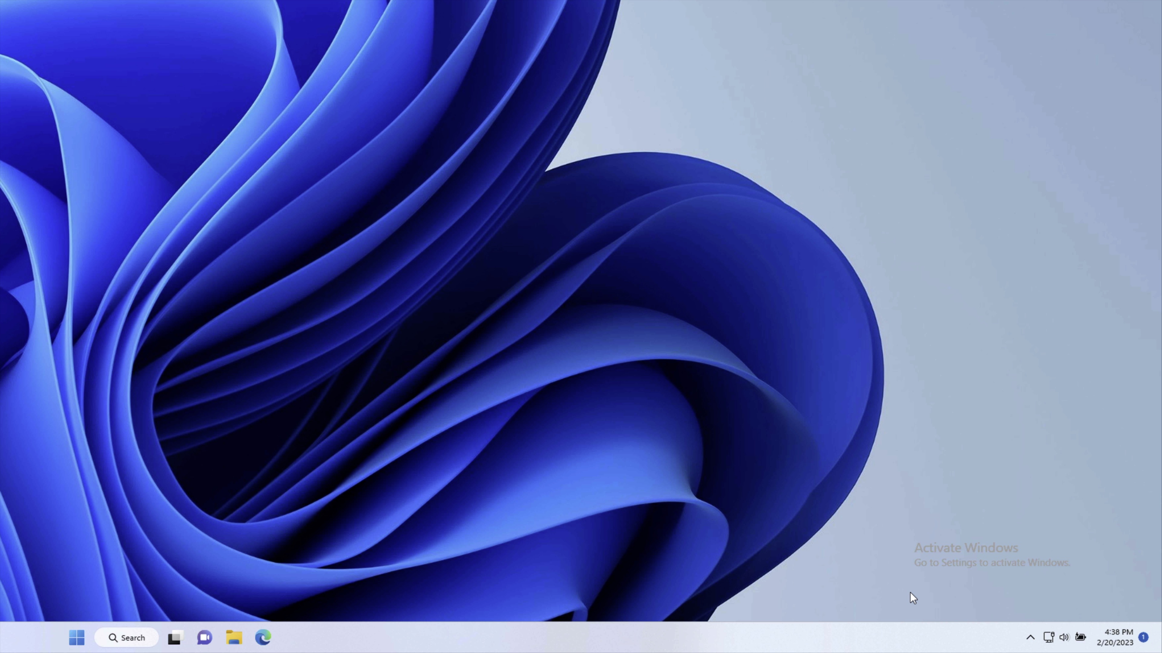 The "watermark of shame" reminding you that Windows is not yet activated.