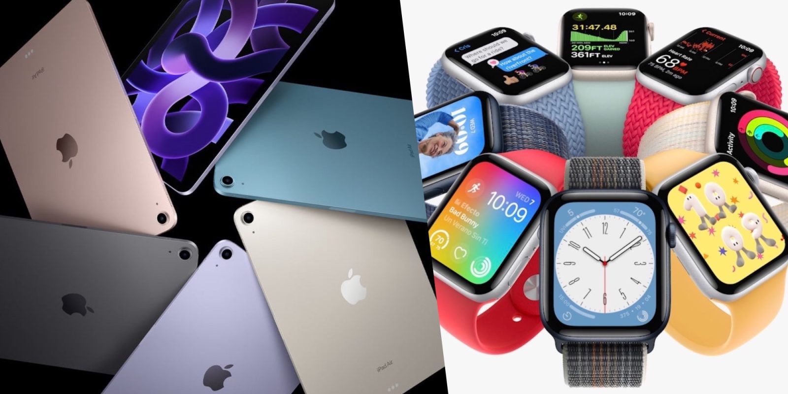 iPad Air 5 Apple Watch SE 2