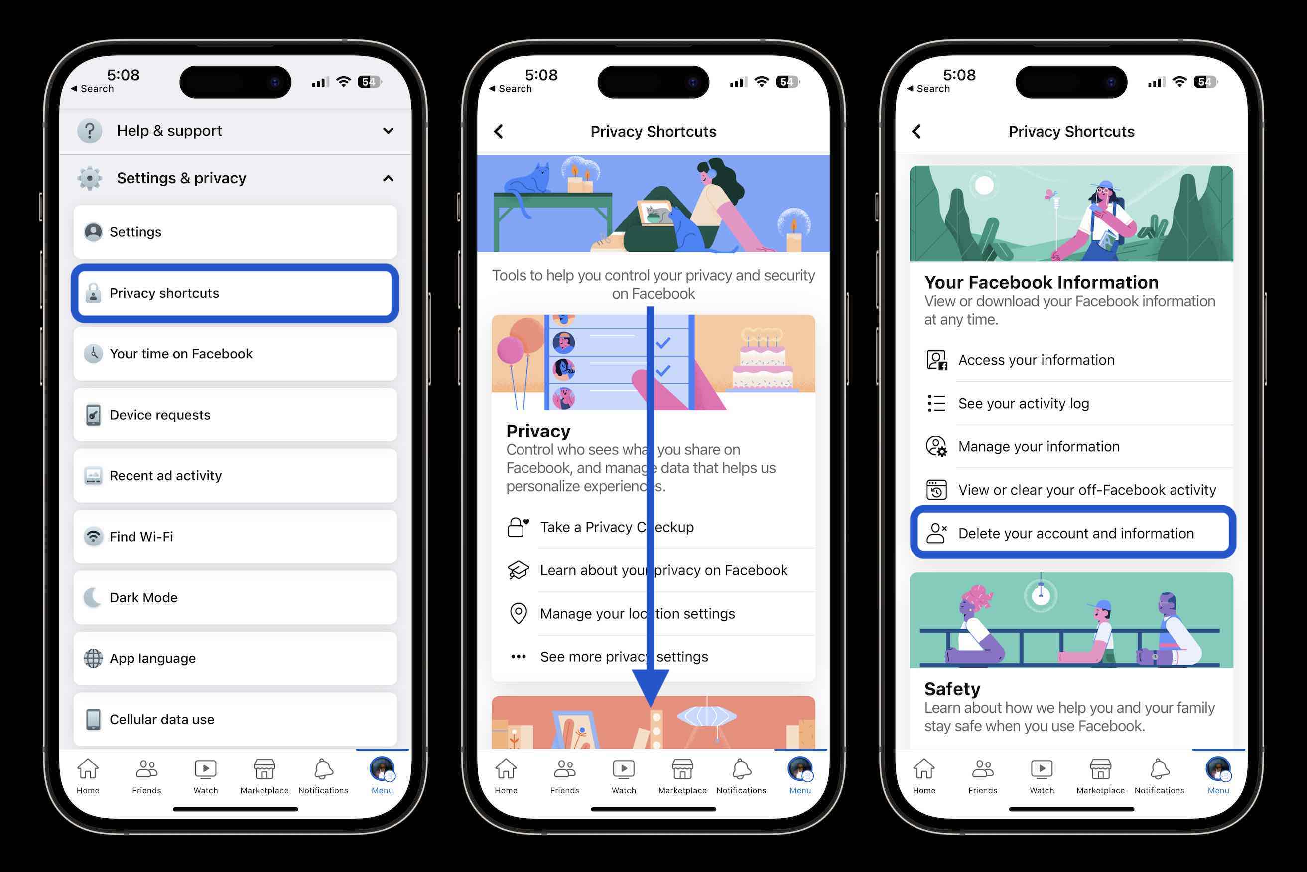 delete Facebook iPhone 2