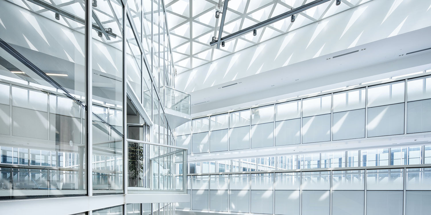 Apple Bank concept | Modern building shown